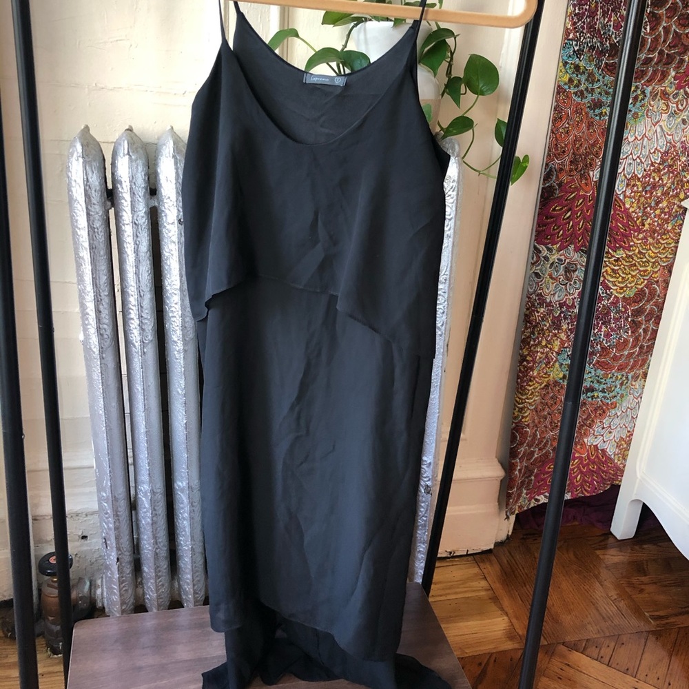 Black High Low Formal Dress
